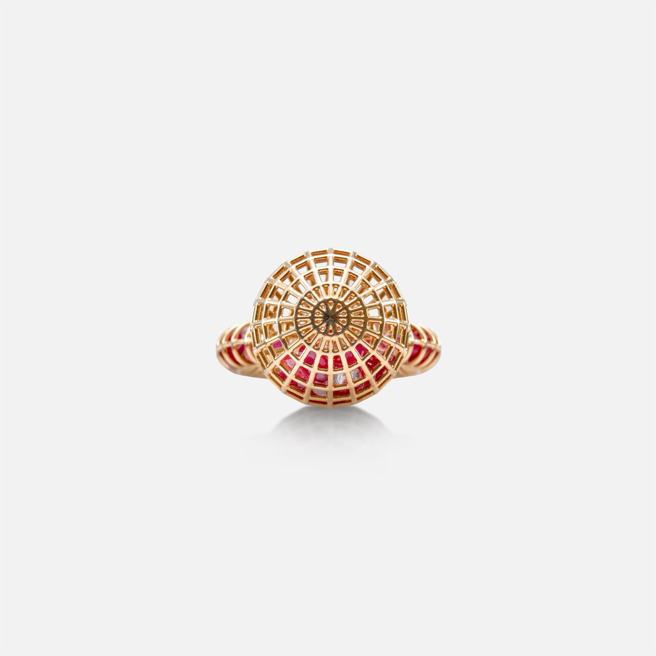 Round N Round Rattled Ring