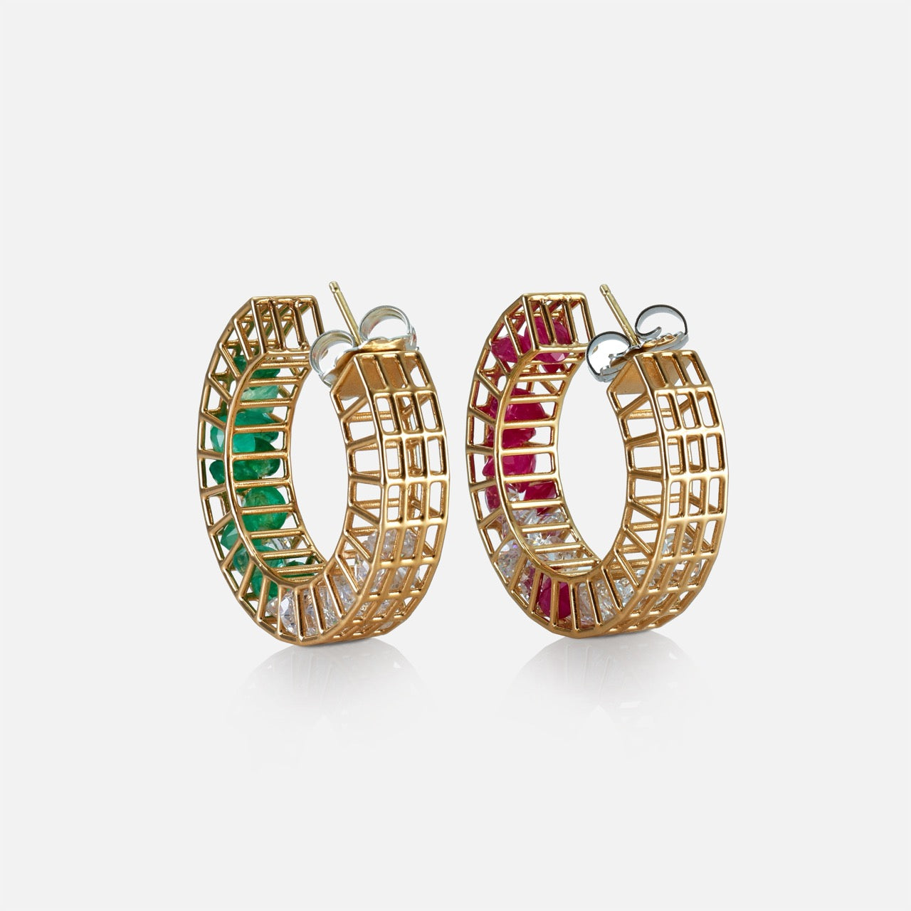 Cagey Banded Earring
