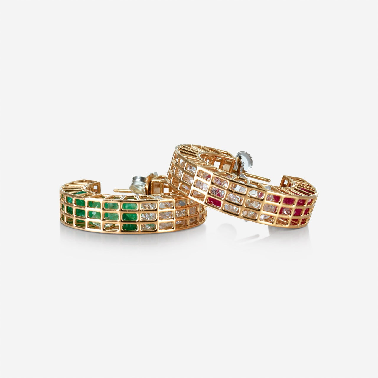 Cagey Banded Earring