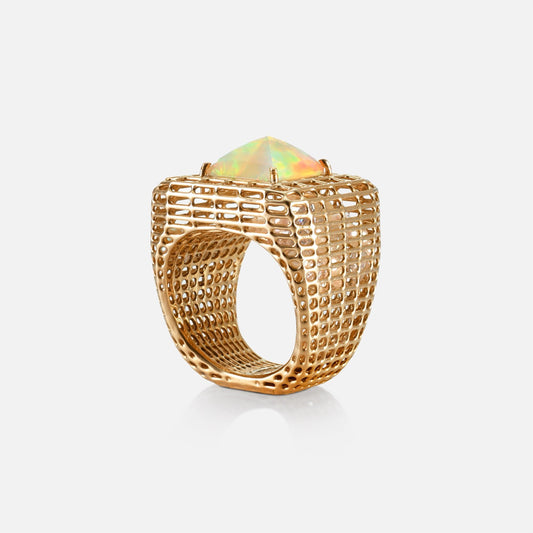 Cagey Dome Ring