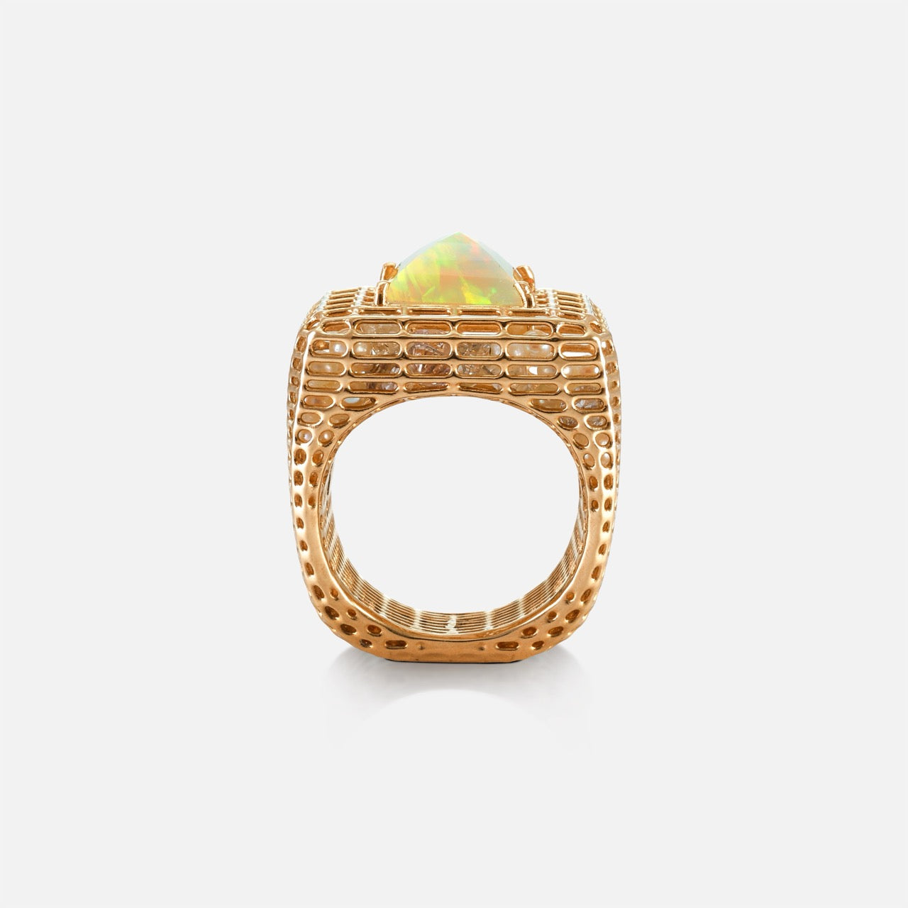 Cagey Dome Ring