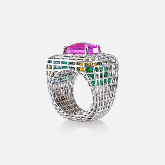 Cagey Dome Ring