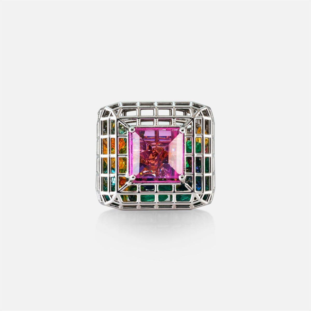 Cagey Dome Ring