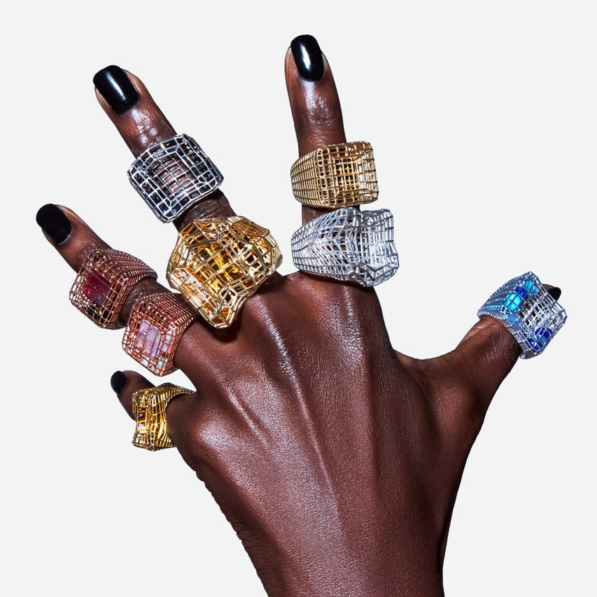 Cagey Distorted Ring