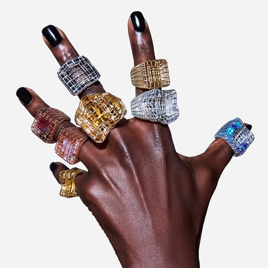 Cagey Caged Ring