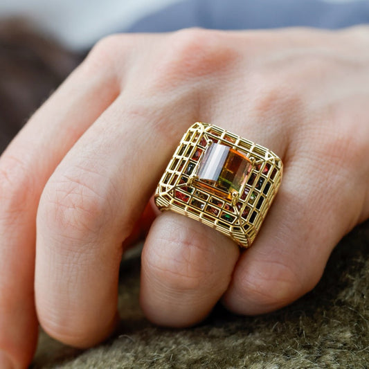 Cagey Dome Ring