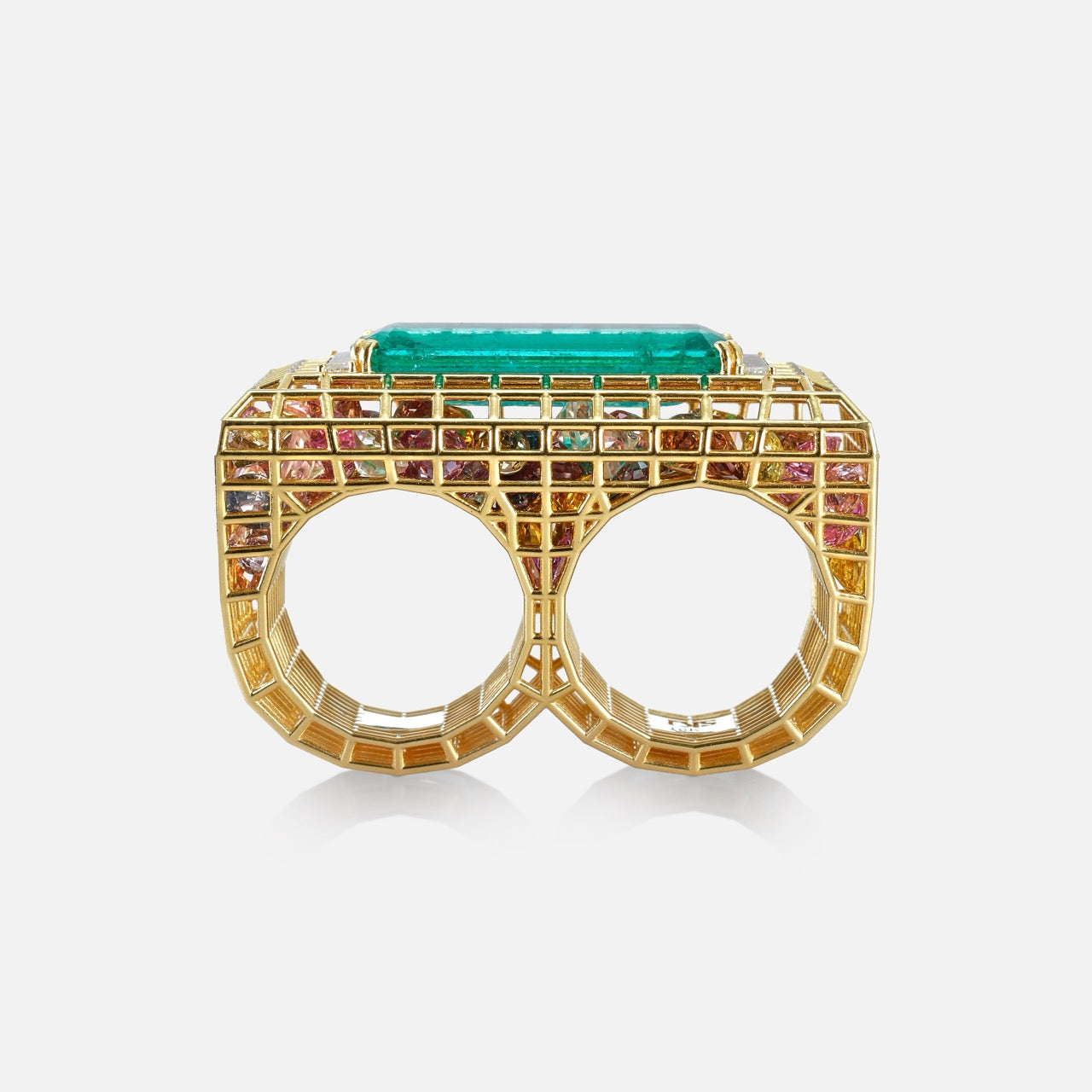 Double Cagey Ring