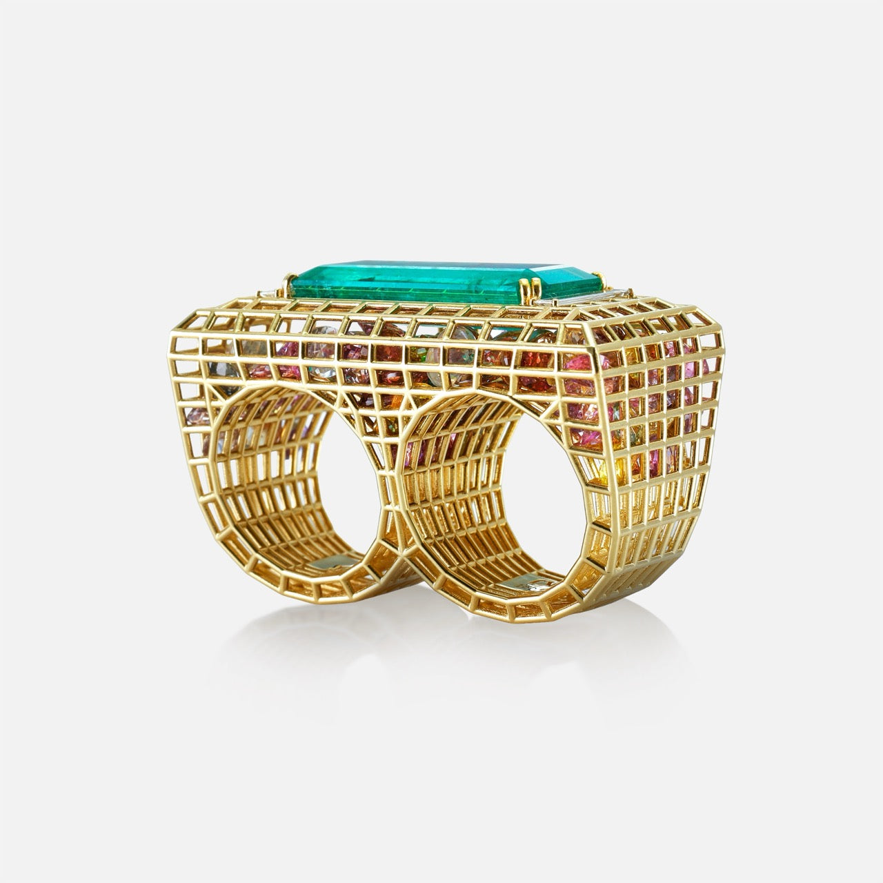 Double Cagey Ring