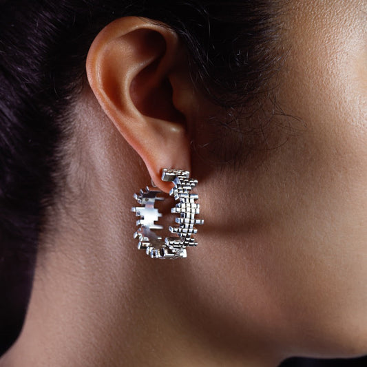 Tetris Grid Earrings