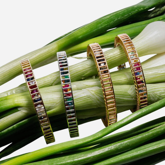 Cagey Stripe Bangle