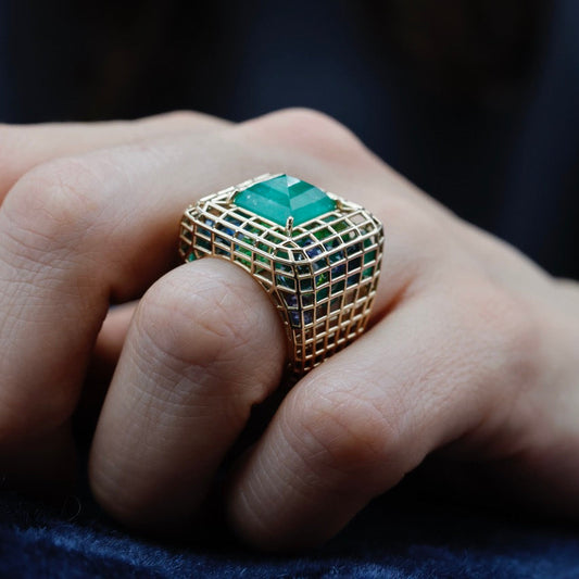 Cagey Dome Ring