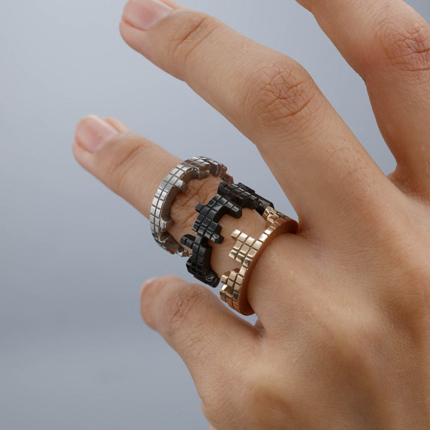 Tetris Trio Grid Ring