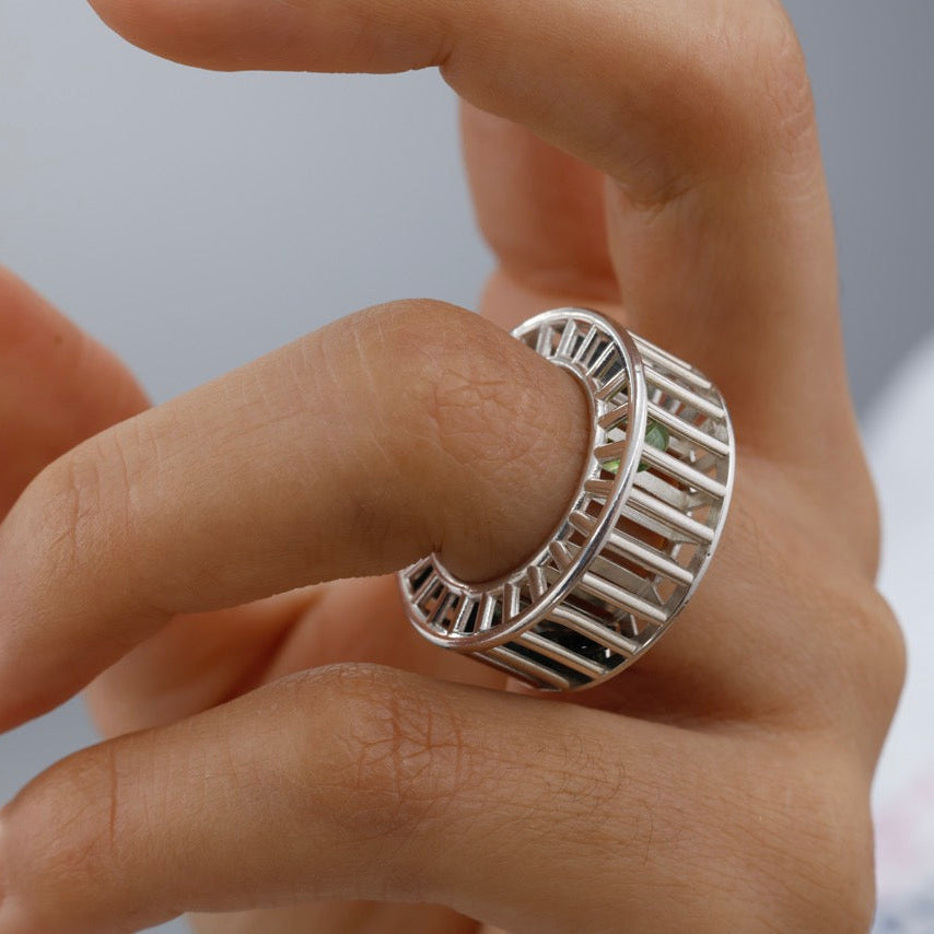Chubby Cagey Banded Ring