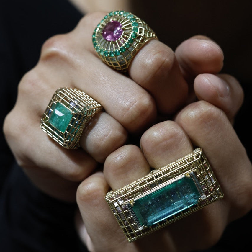 Cagey Dome Ring