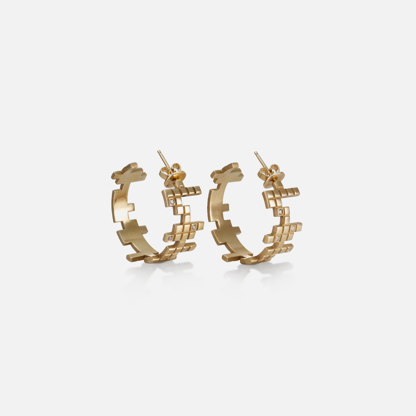 Tetris Grid Earrings