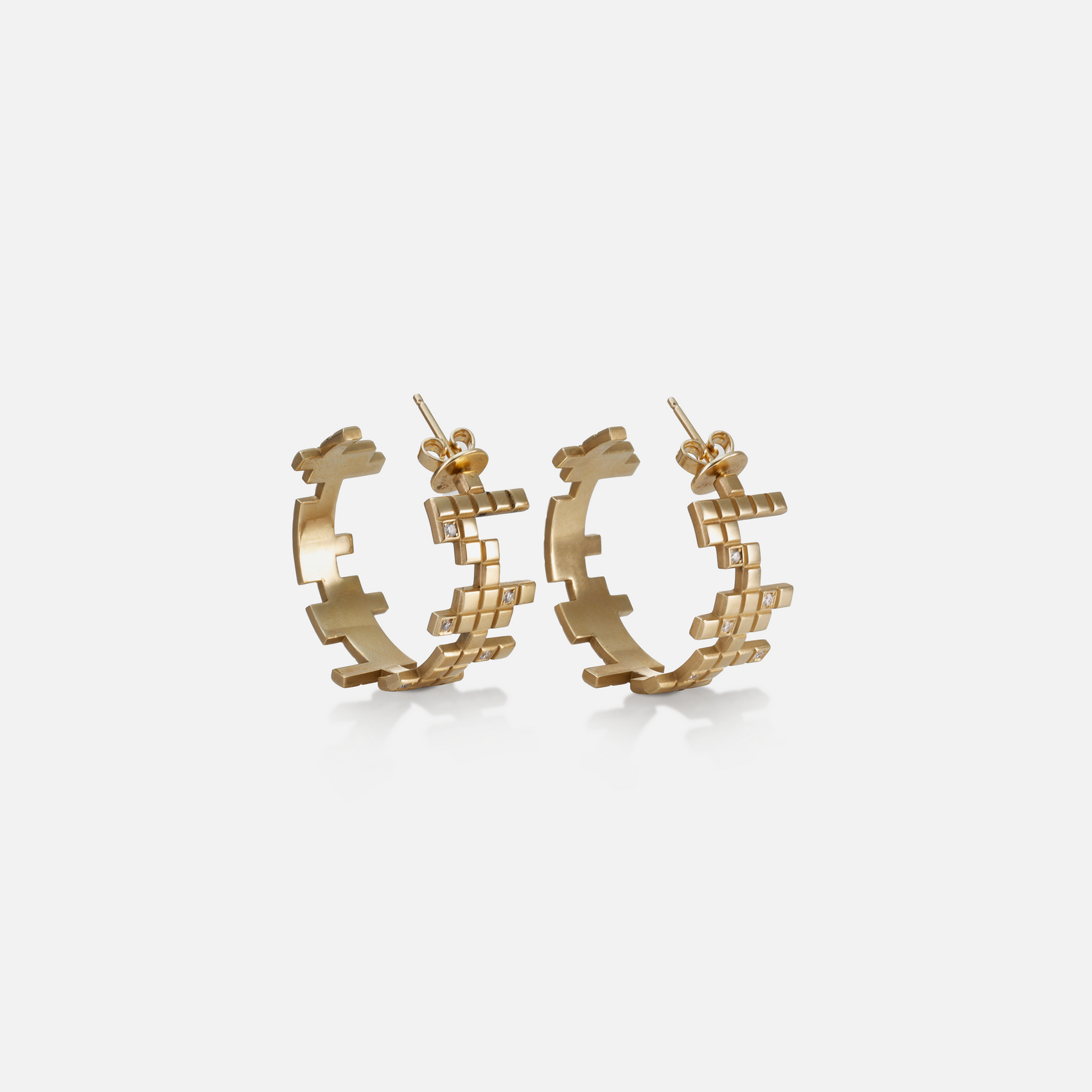 Tetris Grid Earrings