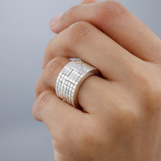 Tetris Trio Grid Ring