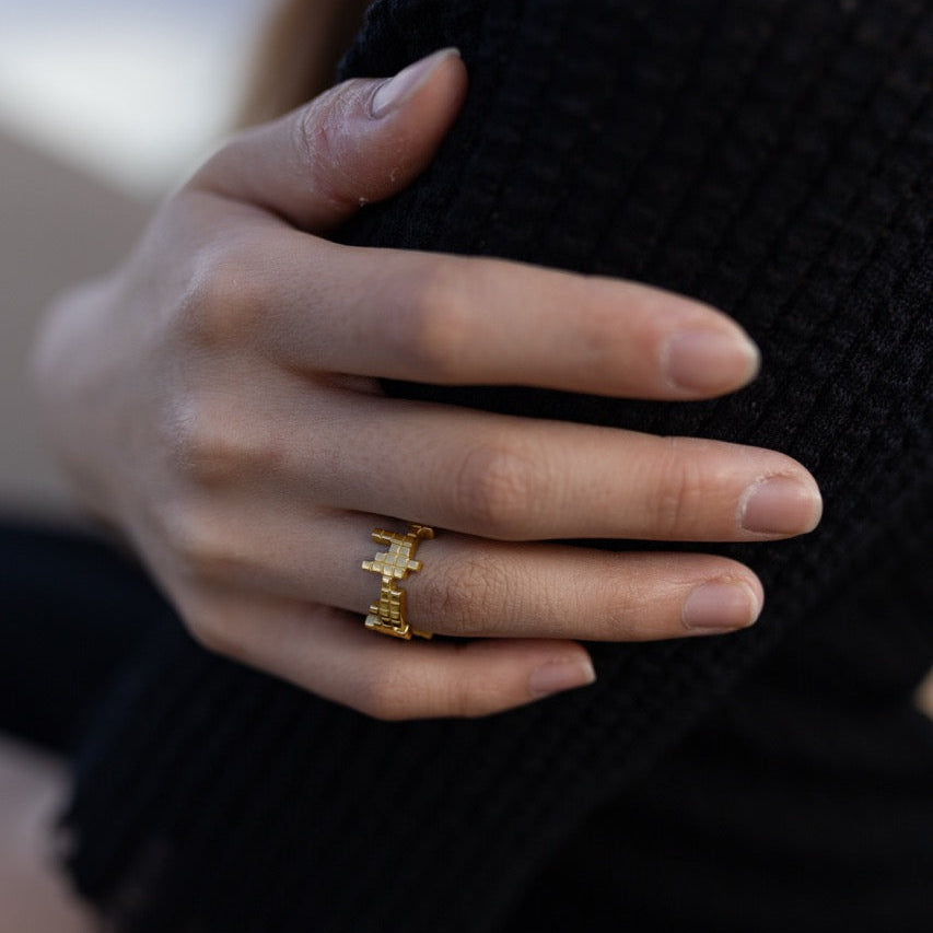 Tetris Grid Ring