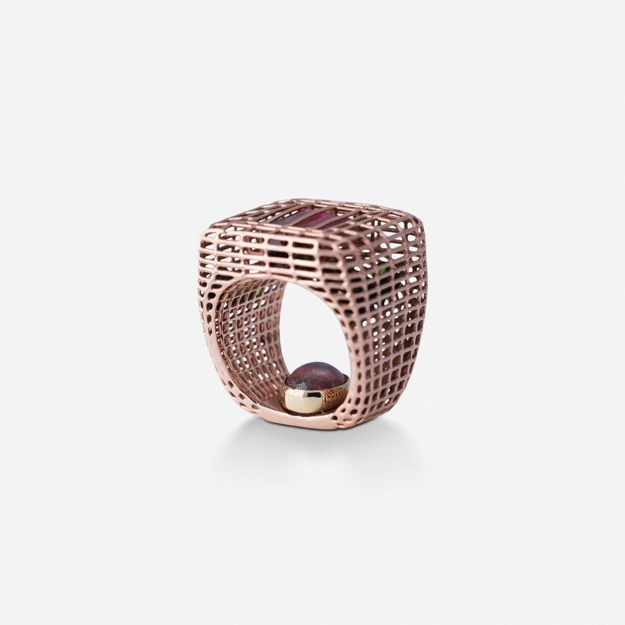 Cagey Caged Ring